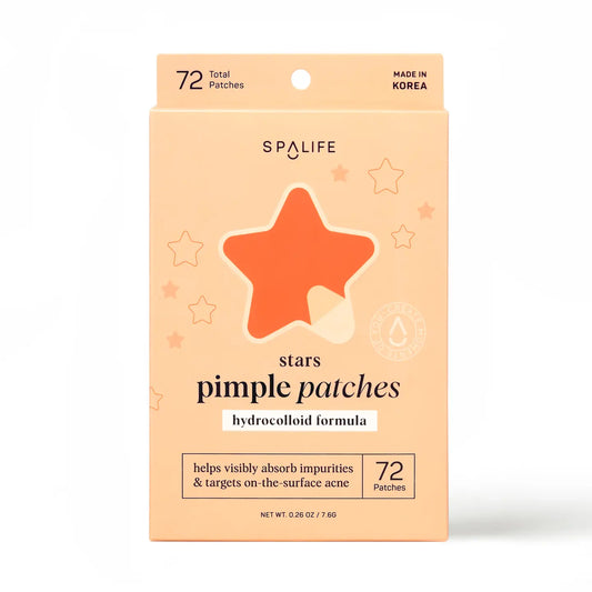 Hydrocolloid Star Pimple Patches - 72 Count